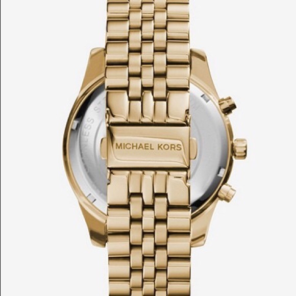 Michael Kors Lexington Gold Watch - Picture 3 of 6